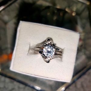 Size 7 man made diamond set